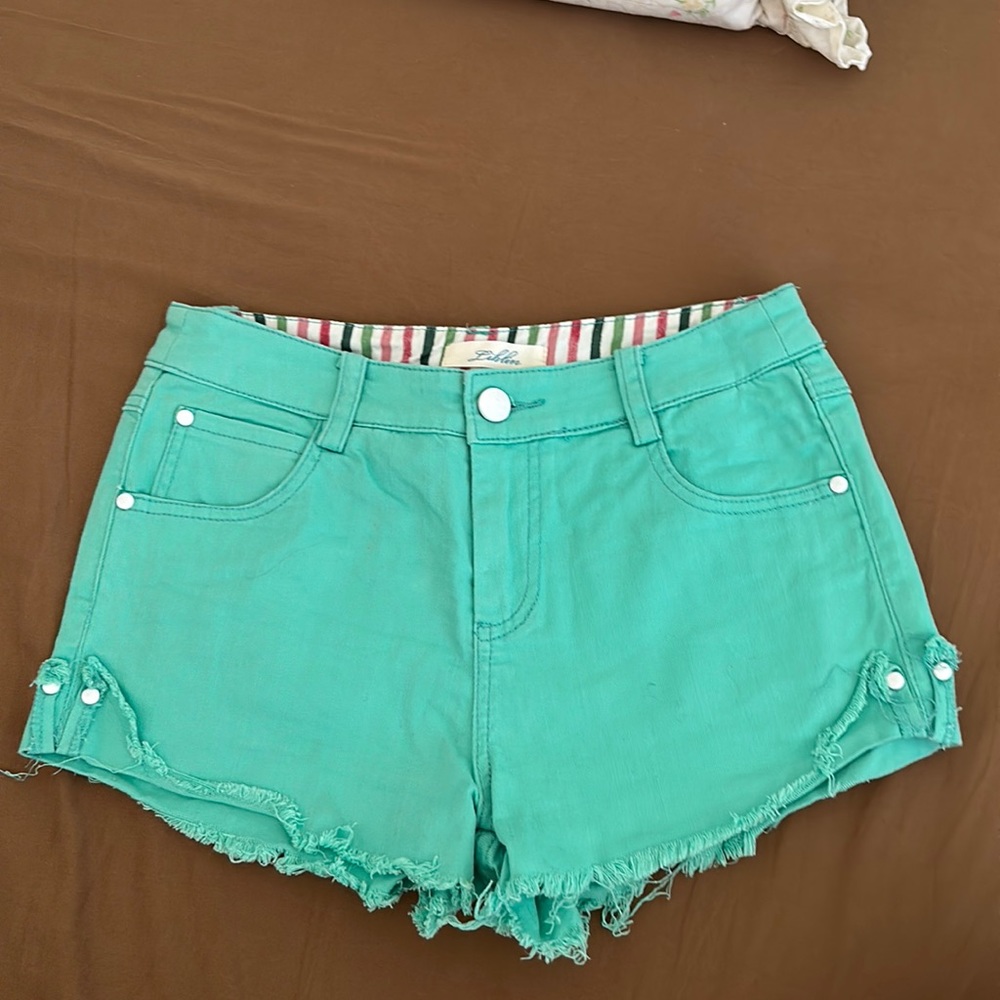 Denim shorts